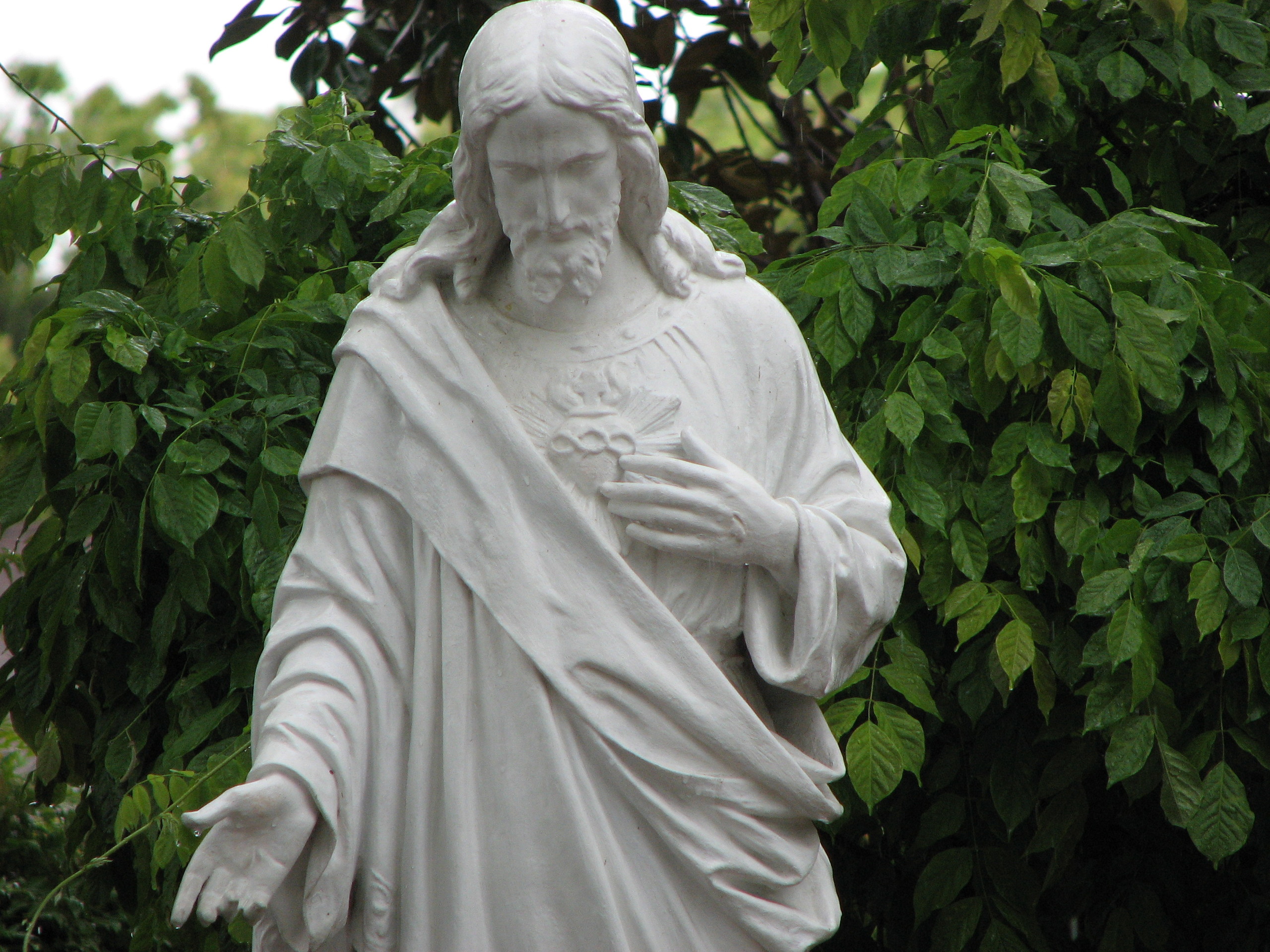 Statue of Jesus and His Sacred Heart