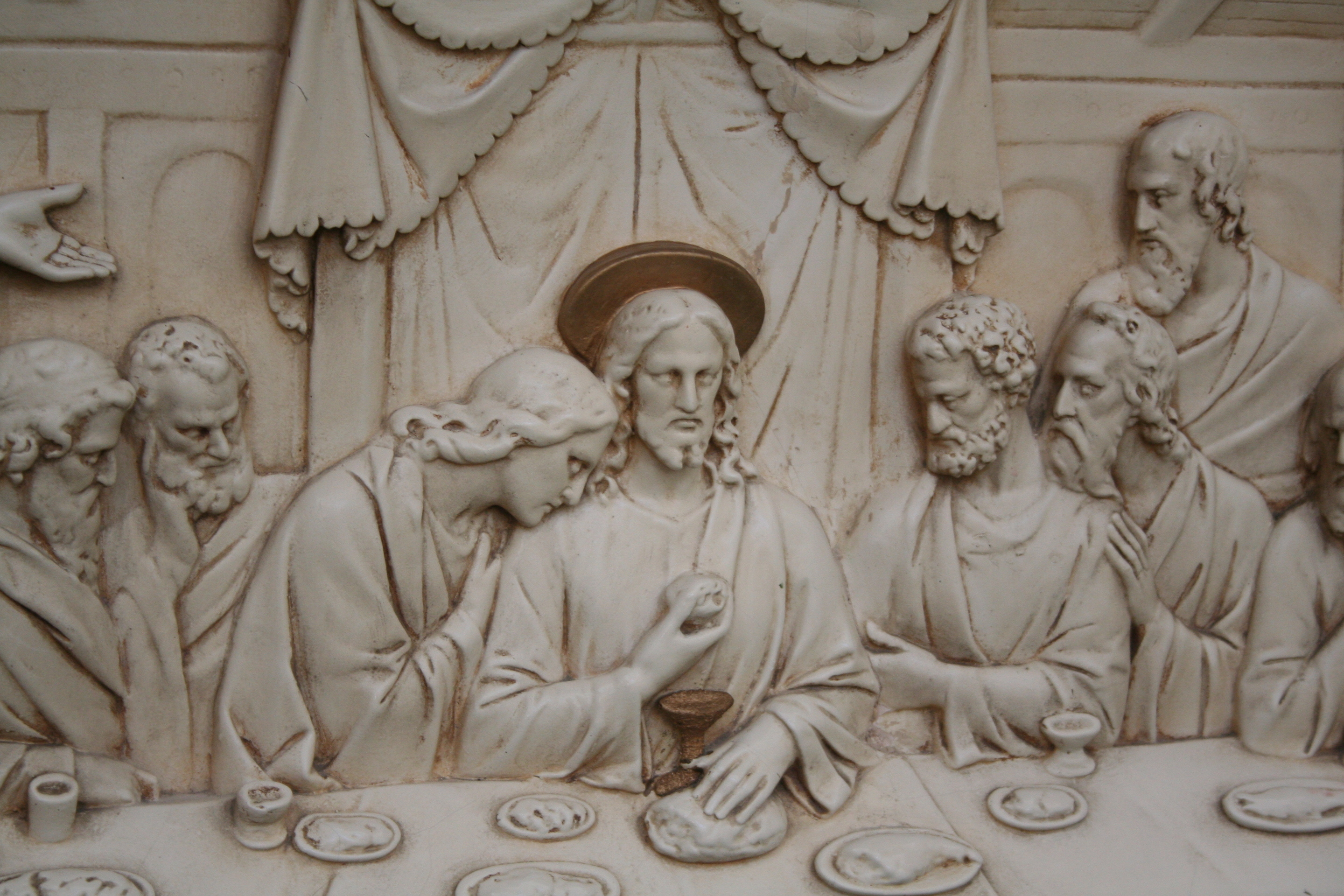 Last Supper Carving