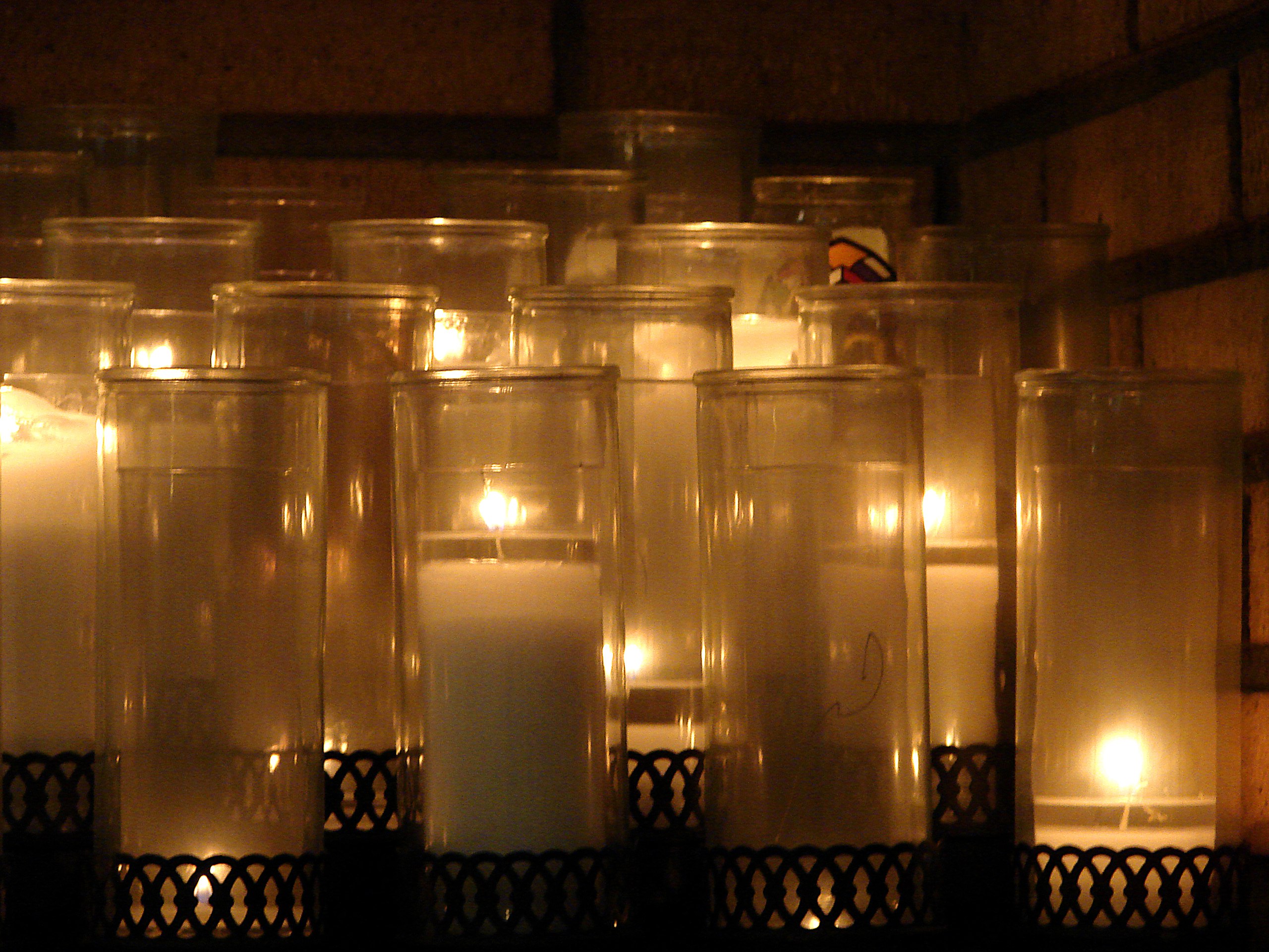 Chapel Candles lit