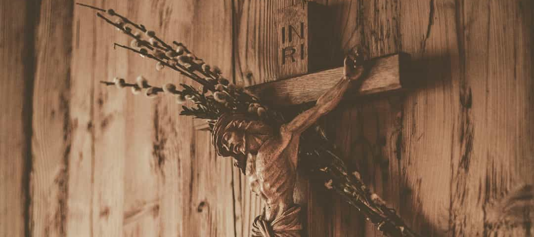 Jesus on wooden cross