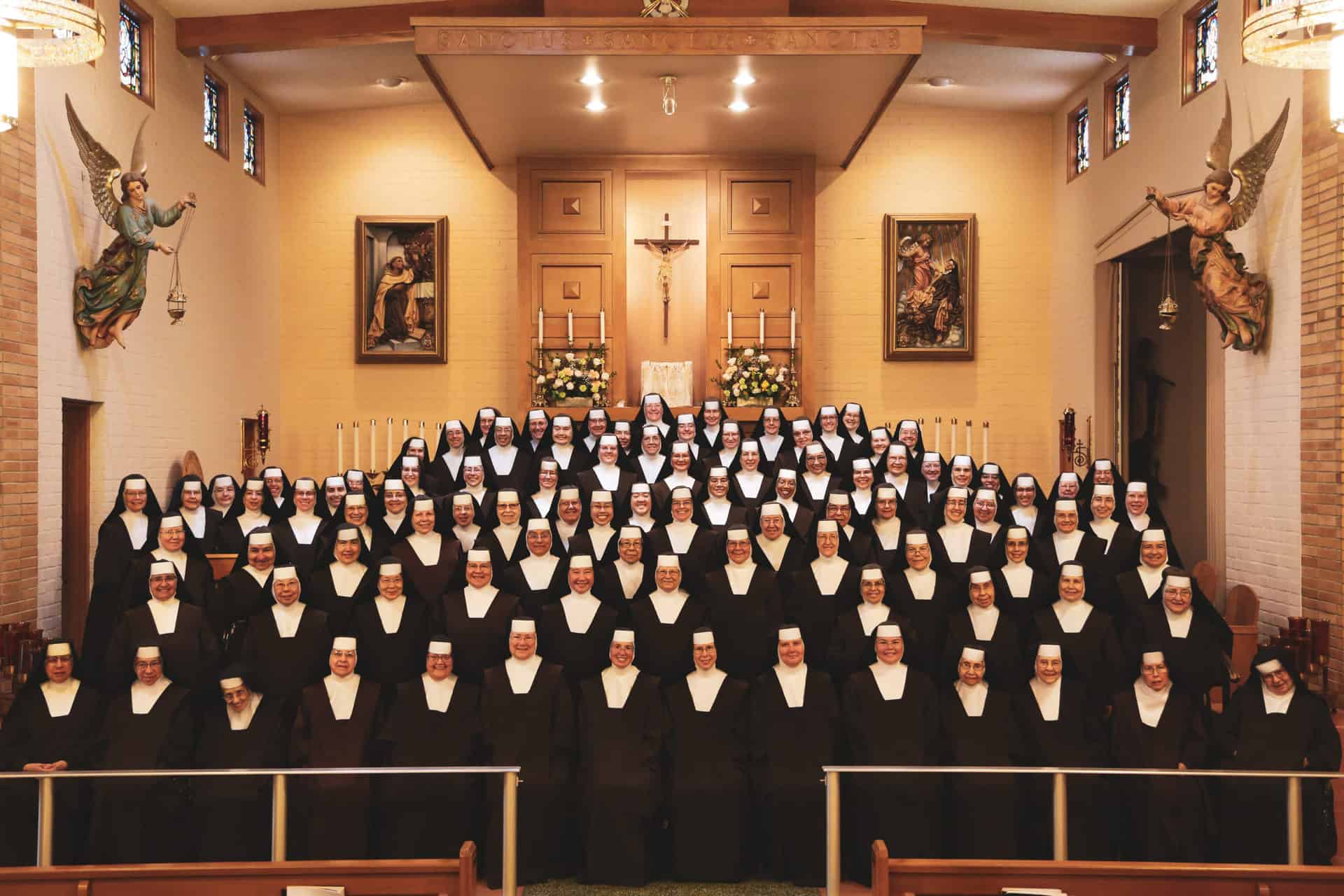 Community photo of Sisters in chapel