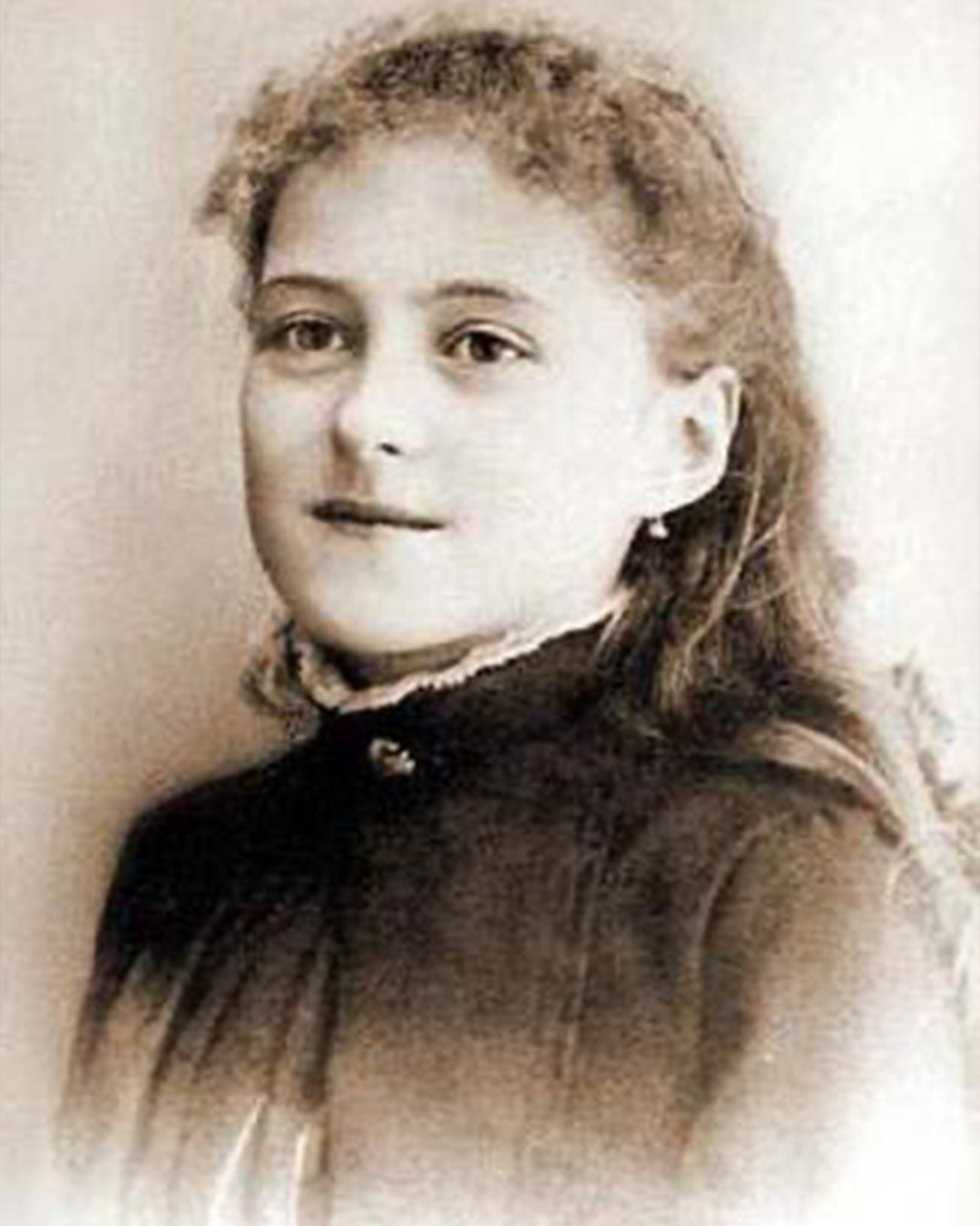  Drawing of St. Therese as a young girl.